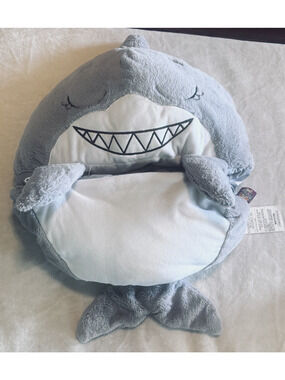 Happy‎ Nappers Shark Kids Sleeping Bag Pillow Grey 20x54 Plush sleep sack